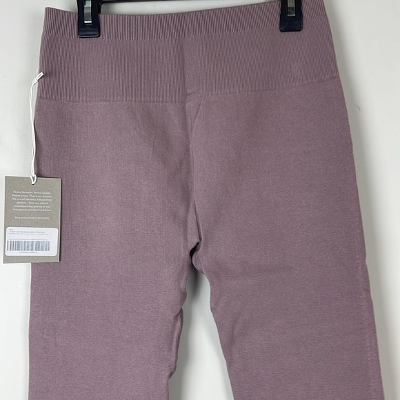 Everlane The Seamless Legging Ribbed Light Purple Size Medium/Large New - Picture 4 of 9